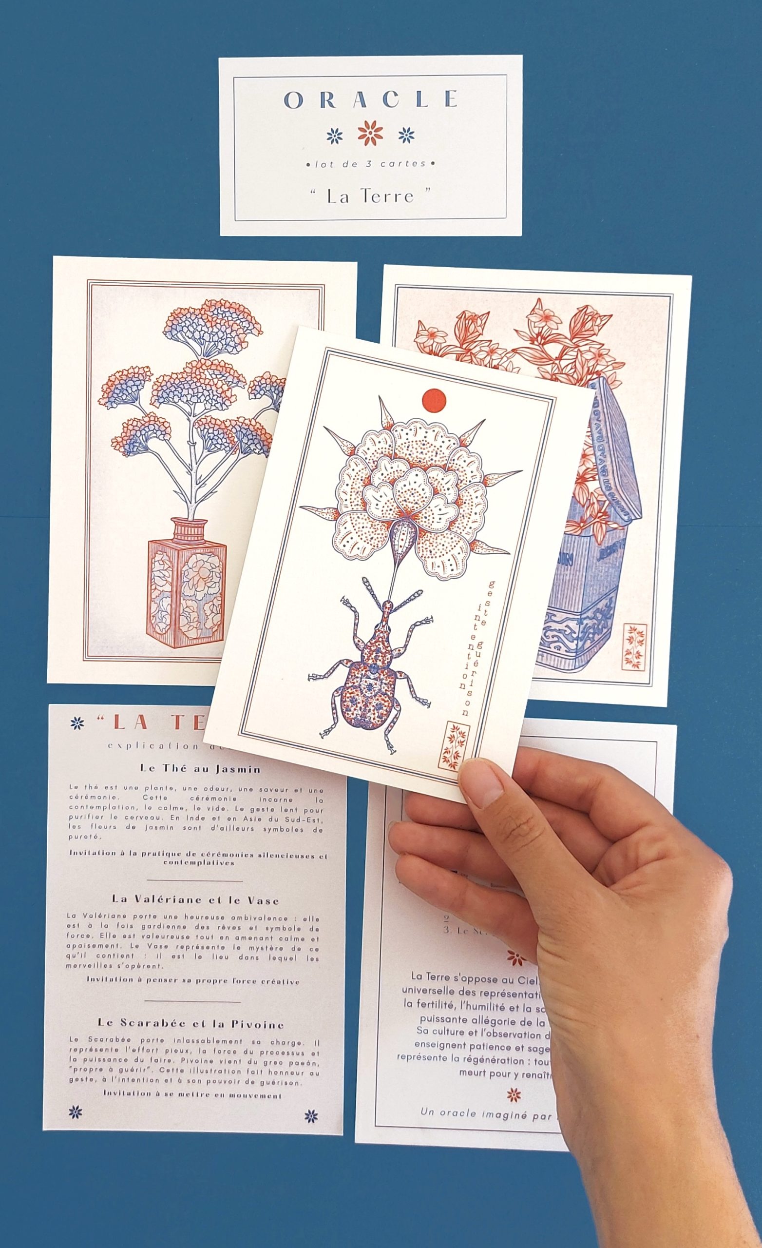 Pack de 3 illustrations Oracle – Élément "Terre" – Illustrations A6/A5 – Image 5