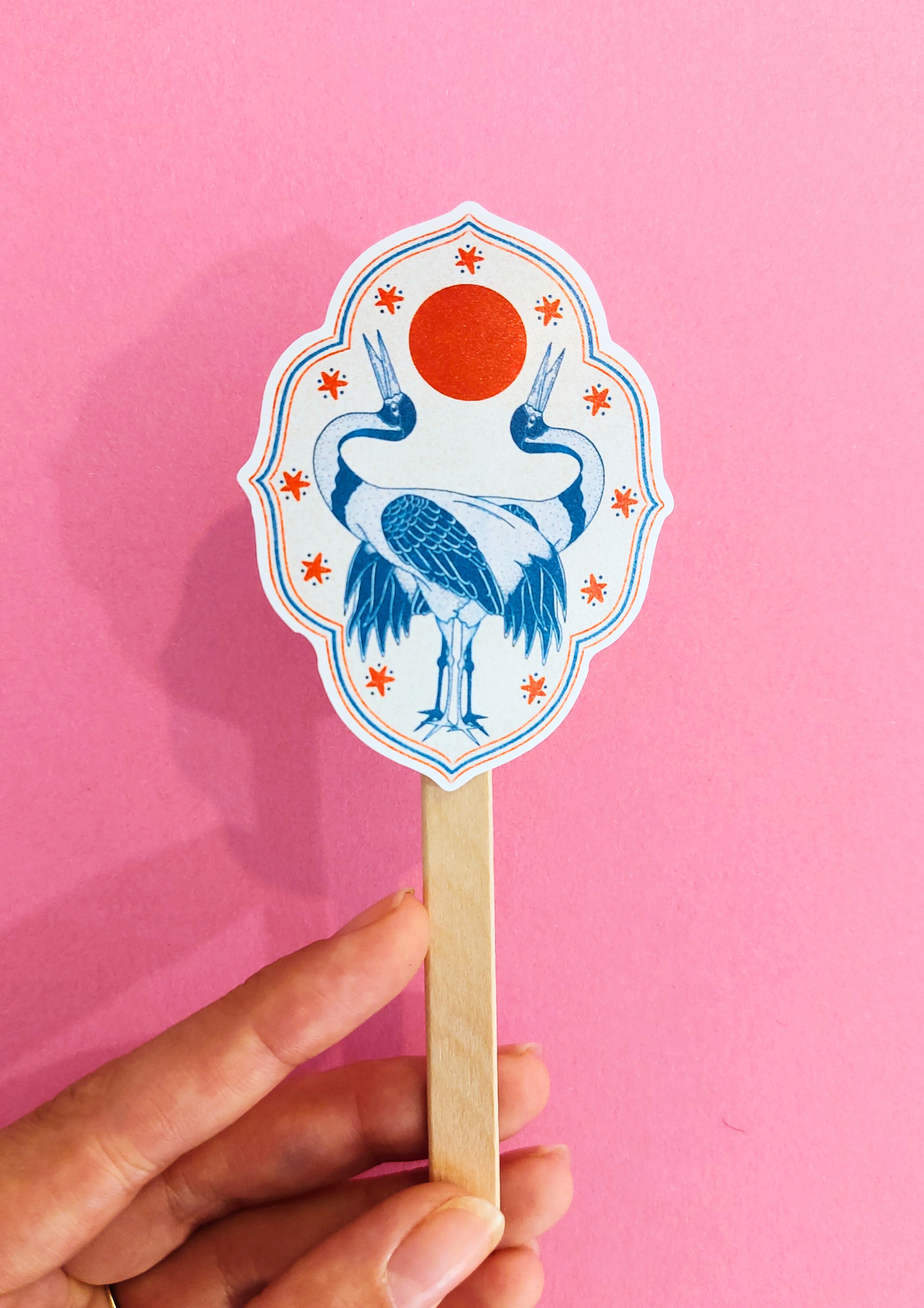 Sticker "Grues Japonaises"